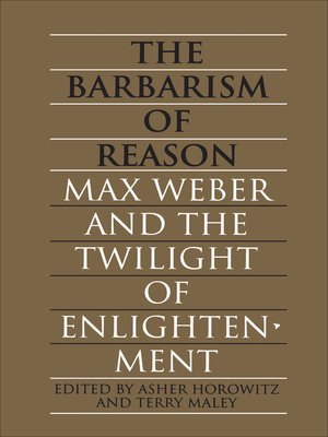 cover image of The Barbarism of Reason